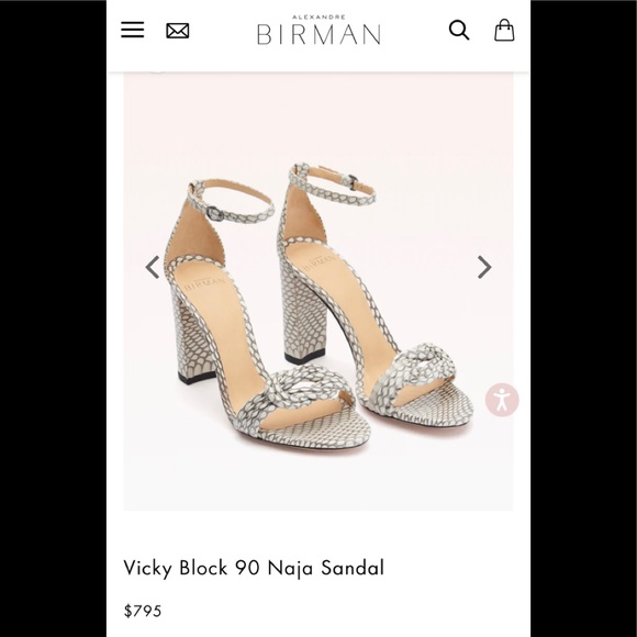 Alexandre Birman Python Leather Sandals. Size 5 - Picture 10 of 10